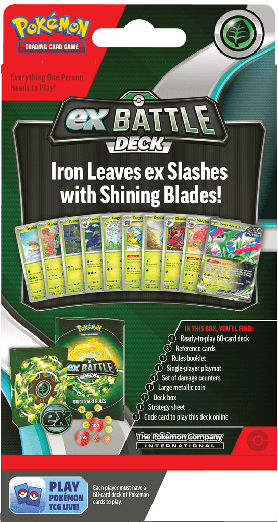 Pokémon Machtige Pokémon ex strijden voor de overwinning!Machtige Pokémon ex staan klaar om het slagveld op te stormen in de nieuwe Pokémon TCG: ex Battle Decks! Elk deck van 60 kaarten wordt geleid door een uitzonderlijke Pokémon ex en bevat alles wat je