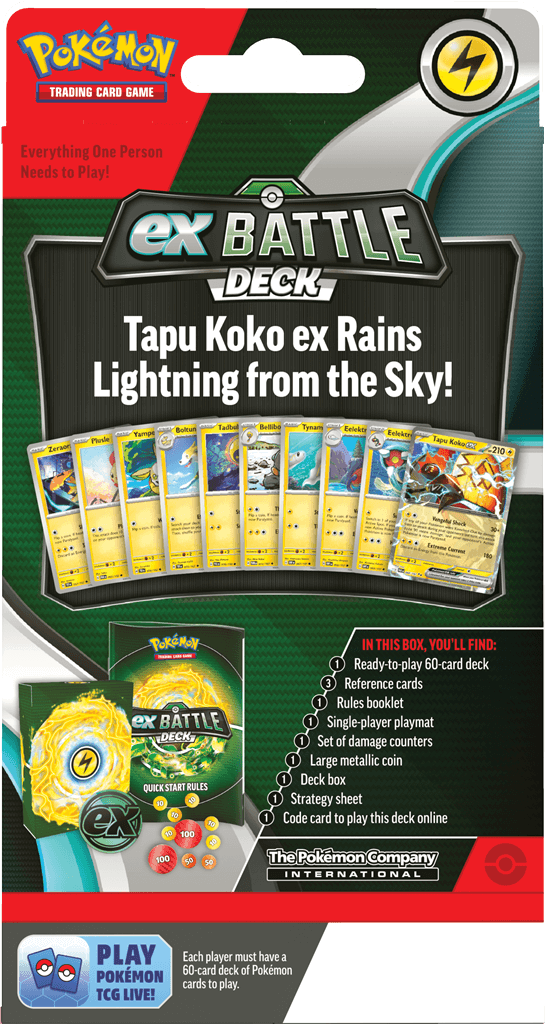 Pokémon TCG ex Battle Decks - Iron Leaves/Tapu Koko