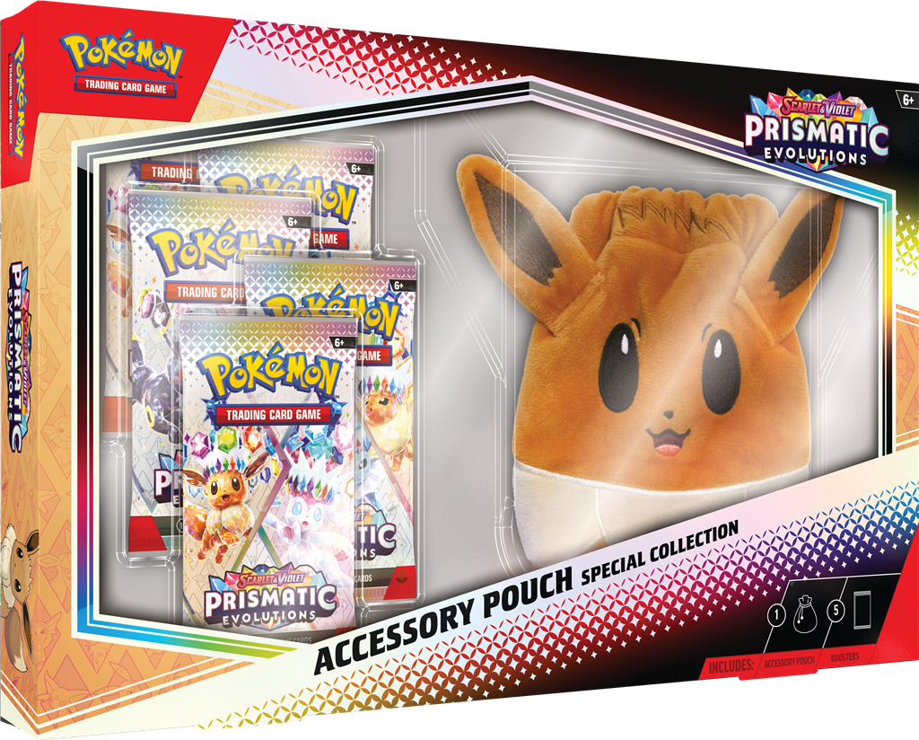 Pokémon TCG Prismatic Evolutions Accessory Pouch Special Collection