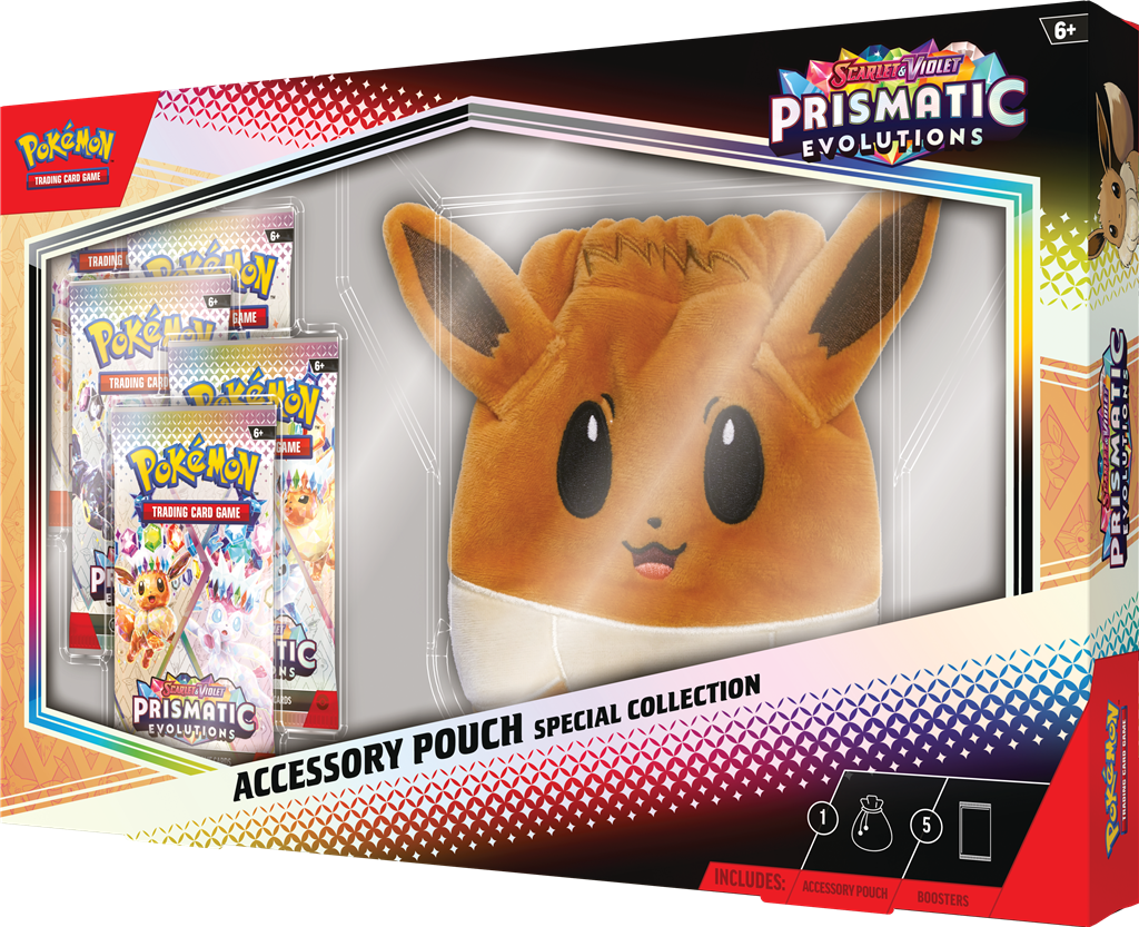 Pokémon TCG Prismatic Evolutions Accessory Pouch Special Collection