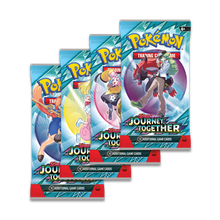 Pokémon Pokémon TCG SV09 - Journey Together!Met diep vertrouwen en vastberaden begeleiding helpen Trainers het beste in hun Pokémon naar boven te halen.De band die ze delen, stelt hen in staat als één te handelen in gevechten terwijl ze hun krachten tot h