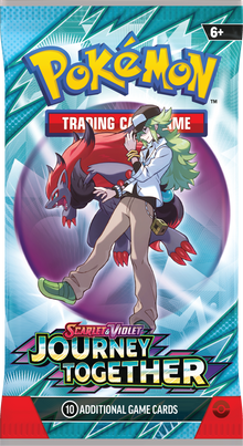 Pokémon Pokémon TCG SV09 - Journey Together!Met diep vertrouwen en vastberaden begeleiding helpen Trainers het beste in hun Pokémon naar boven te halen.De band die ze delen, stelt hen in staat als één te handelen in gevechten terwijl ze hun krachten tot h
