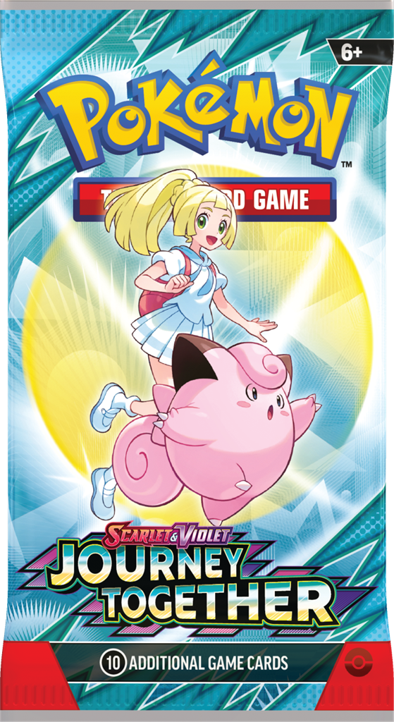 Pokémon Pokémon TCG SV09 - Journey Together!Met diep vertrouwen en vastberaden begeleiding helpen Trainers het beste in hun Pokémon naar boven te halen.De band die ze delen, stelt hen in staat als één te handelen in gevechten terwijl ze hun krachten tot h
