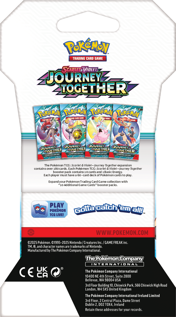 Scarlet & Violet Journey Together Sleeved Booster Pack