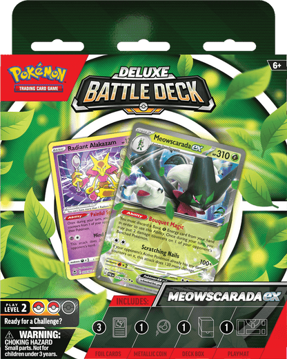 Pokémon Stap in de wereld van intense Pokémon-gevechten met het Pokemon Deluxe Battle Deck! Dit krachtige deck is ontworpen om trainers van elk niveau de ultieme vechtervaring te bieden en hen te helpen hun strategieën naar een hoger niveau te tillen.Het