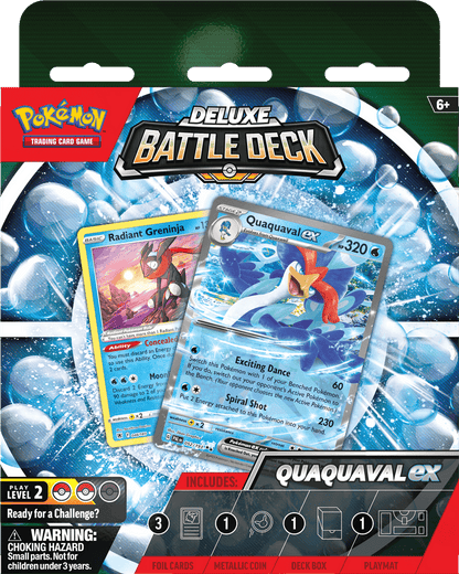 Pokémon Stap in de wereld van intense Pokémon-gevechten met het Pokemon Deluxe Battle Deck! Dit krachtige deck is ontworpen om trainers van elk niveau de ultieme vechtervaring te bieden en hen te helpen hun strategieën naar een hoger niveau te tillen.Het