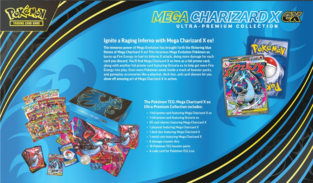 Pokémon Mega Charizard X ex Ultra Premium Collection