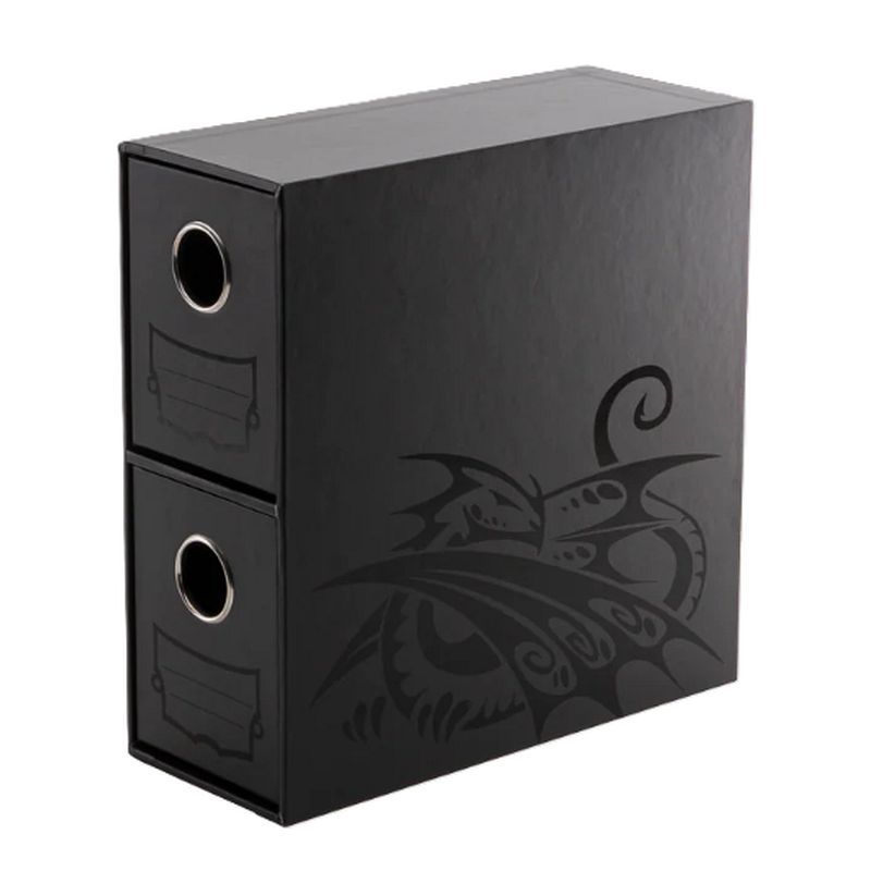 Dragon Shield Storage - Card Drawers Fortress - Vertical - 2 - Black