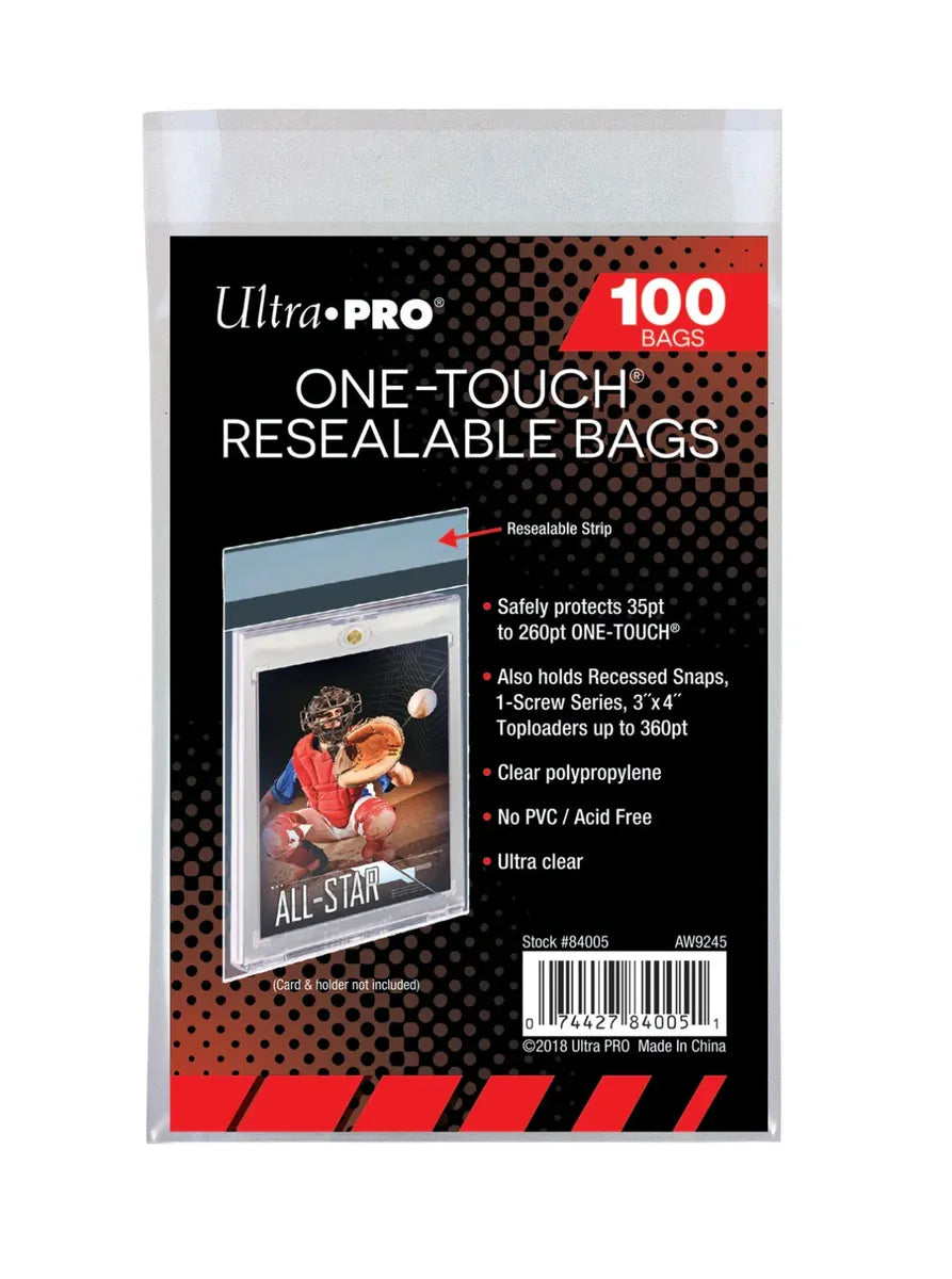 Ultra Pro SLEEVES Standard One Touch Resealable Bags (100 stuks)
