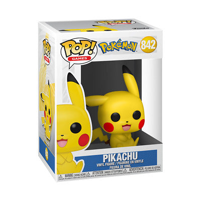 Pokémon Dit is Pikachu als Funko Pop! figuur, komt verpakt in een window display box en is ongeveer 9 cm groot.