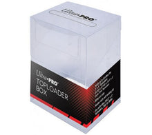 Accessoires Store and archive your valuable trading cards in Ultra PRO Toploaders with this clear, easy-to-use storage box made with archival-safe polypropylene material.Clear, see-through walls allow you to quickly check the contents to ensure you are pu