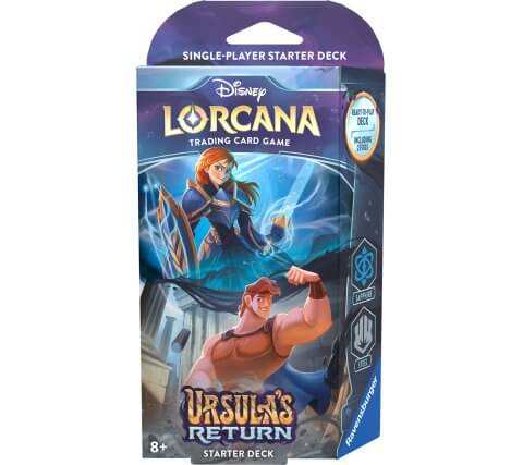 Lorcana Er heeft zich een storm ontwikkeld in het magische rijk Lorcana. Een krachtige Ursula-glinstering, losgelaten door de Grote Illuminaris, is eindelijk klaar om plannen in gang te zetten. Hoe ver zal de zeeheks gaan om macht te verwerven over heel L