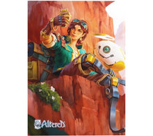 UITVERKOOP A pack of 50 Gamegenic Art Sleeves featuring artwork by Altered.These are the official card sleeves, available in various designs, that are optimized for Altered. The sleeves have a standard size so you can also use them for other card games th