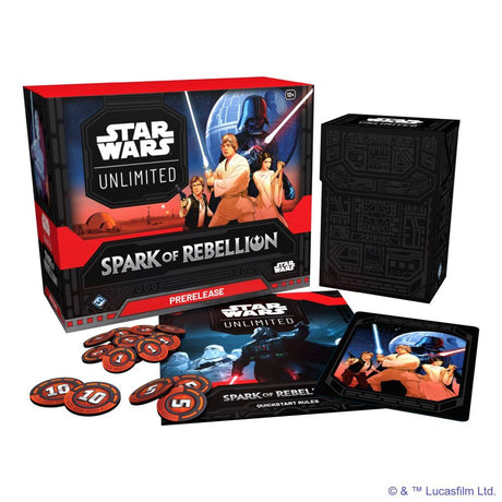 Star Wars Unlimited Spark of Rebellion PreRelease Box – Trading Card Game