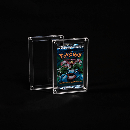 The Acrylic Box Booster Pack Display Case