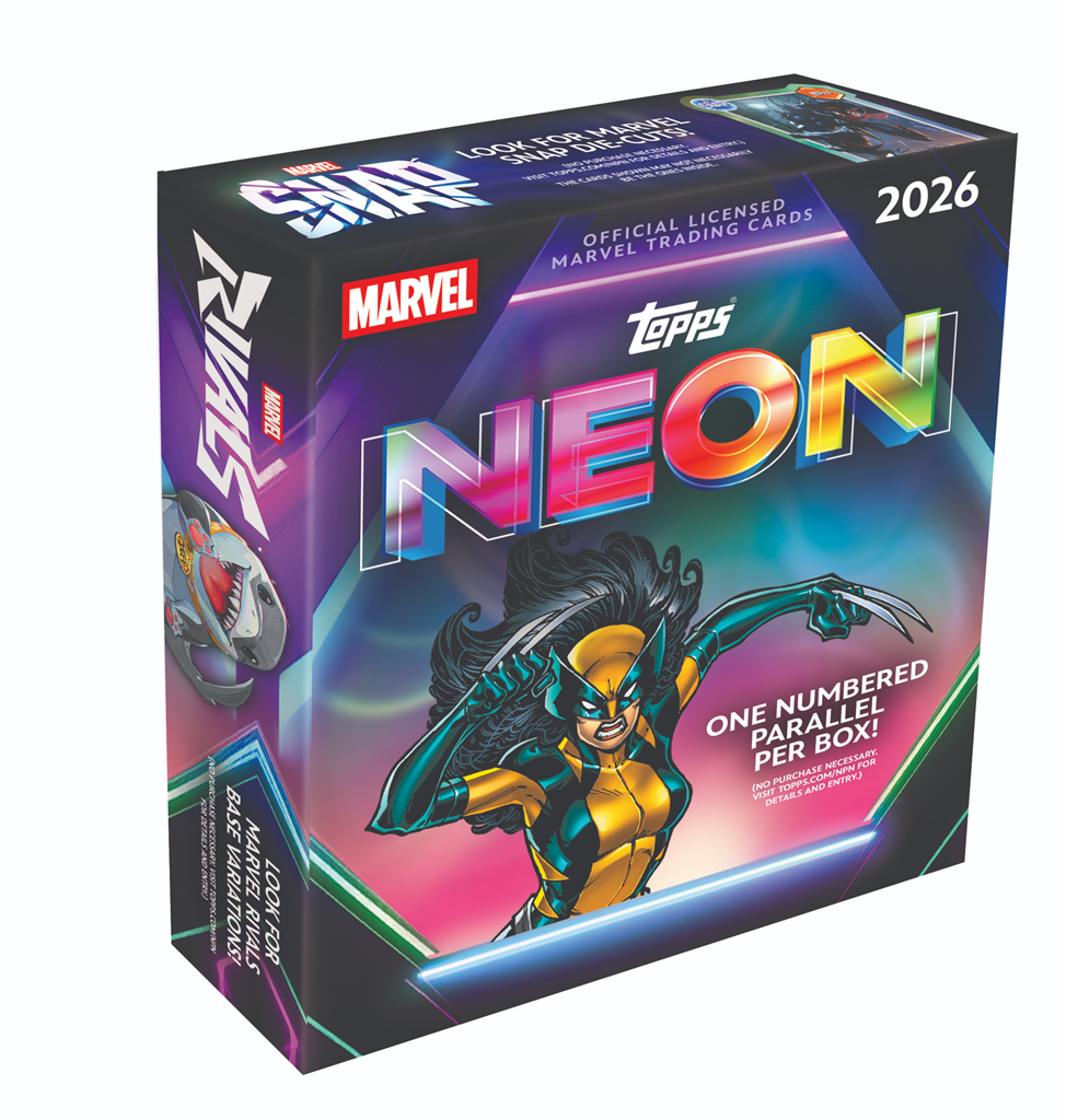 Topps Marvel 2026 Neon Mega Box