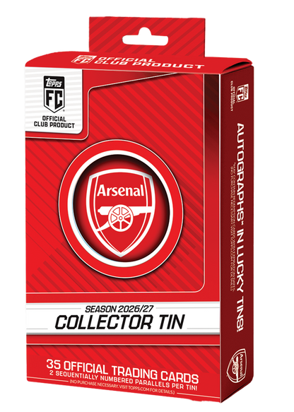 Topps Arsenal Collector Tin