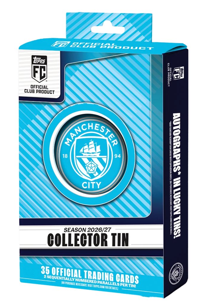 Topps Manchester City Collector Tin