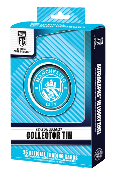 Topps Manchester City Collector Tin