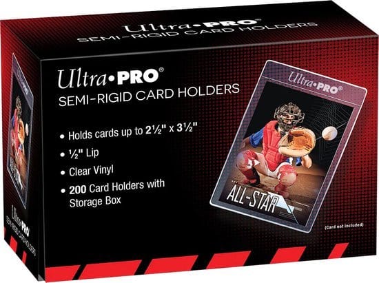 Ultra Pro Semi-Rigid 1/2 inch Lip Sleeves