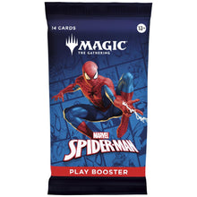 MTG Magic: The Gathering Spider-Man Play Booster Swing de Spider-Verse in met Magic: The Gathering!Je vriendelijke buurt Spider-Man komt naar Magic: The Gathering! Verzamel web-slingers uit het hele Spider-Verse en werk samen om de sinistere vijanden te v
