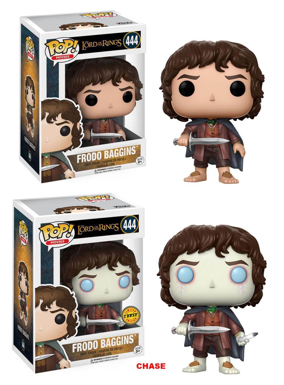 Funko Pop! - Lord of the Rings: Frodo Baggins (incl. chase) #444