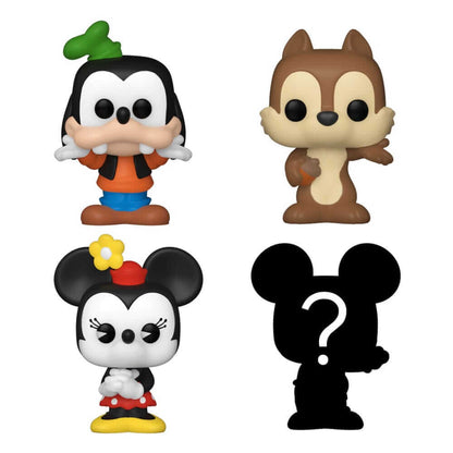 Lorcana Your favourite Pops! have been shrunk into Bitty Pops!Expand your collection with this assortment of Bitty Pop! figures featuring your most beloved cartoon characters!Each 4-pack comes with one rare or hyper rare mystery Bitty Pop! to complete the