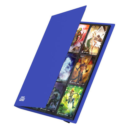 Accessoires High quality Portfolio with flexible, durable cover and 20 integrated 18-pocket-pages for all standard and Japanese sized gaming cards. Designed for 360 double-sleeved cards* Durable and flexible cover Elastic strap fastener Side-loading pocke