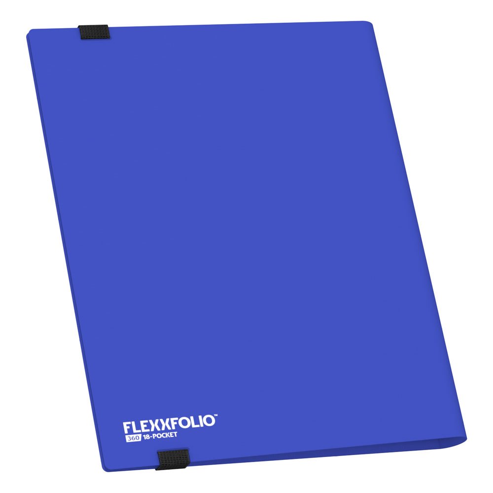 Accessoires High quality Portfolio with flexible, durable cover and 20 integrated 18-pocket-pages for all standard and Japanese sized gaming cards. Designed for 360 double-sleeved cards* Durable and flexible cover Elastic strap fastener Side-loading pocke