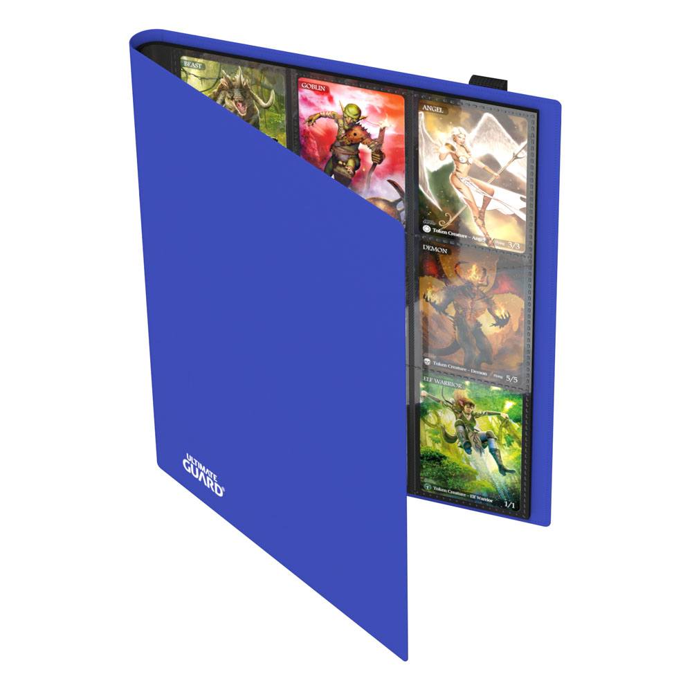 Accessoires High quality Portfolio with flexible, durable cover and 20 integrated 18-pocket-pages for all standard and Japanese sized gaming cards. Designed for 360 double-sleeved cards* Durable and flexible cover Elastic strap fastener Side-loading pocke
