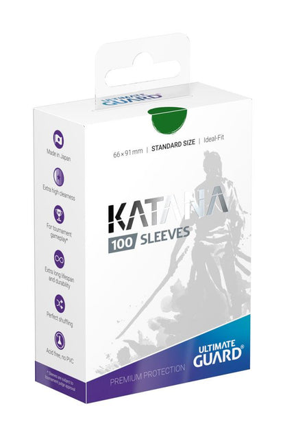Ultimate Guard Katana Sleeves Taille Standard Vert (100 pièces)