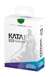 Ultimate Guard Katana Sleeves Standard Size Green (100 stuks)