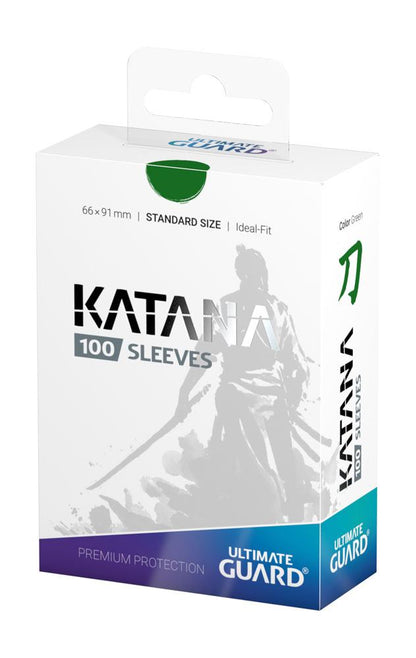 Ultimate Guard Katana Sleeves Taille Standard Vert (100 pièces)