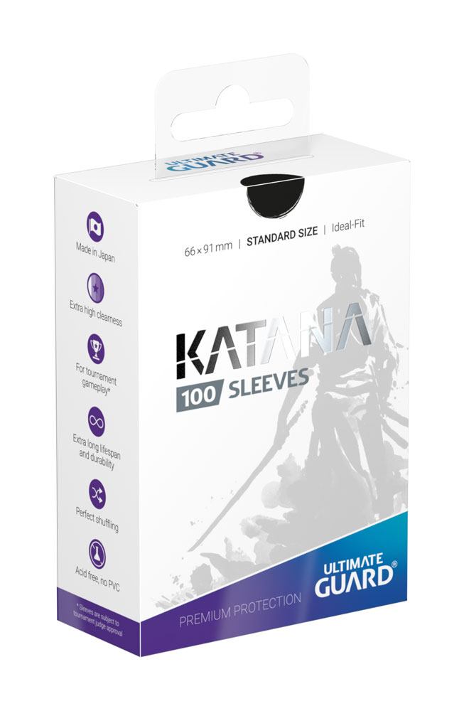 Ultimate Guard Protège-cartes Katana Taille Standard (100) - Noir