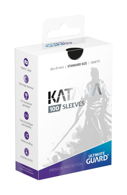 Ultimate Guard Protège-cartes Katana Taille Standard (100) - Noir
