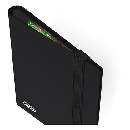 Accessoires High quality Portfolio with flexible, durable cover and 20 integrated 8-pocket-pages for all standard and Japanese sized gaming cards. Designed for 160 double-sleeved cards* Playset binder Durable and flexible cover Elastic strap fastener Side