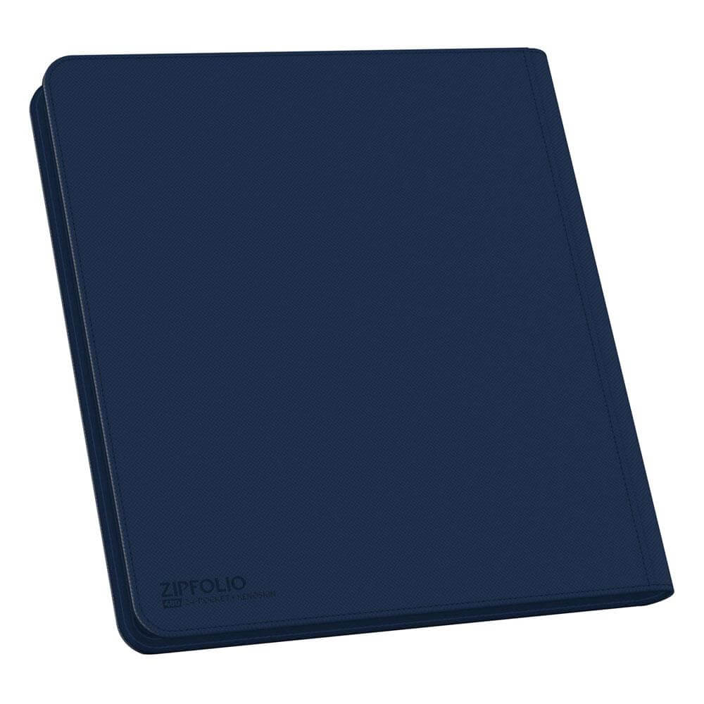 Ultimate Guard Zipfolio 480 - 24-Pocket XenoSkin (Quadrow) - Blue