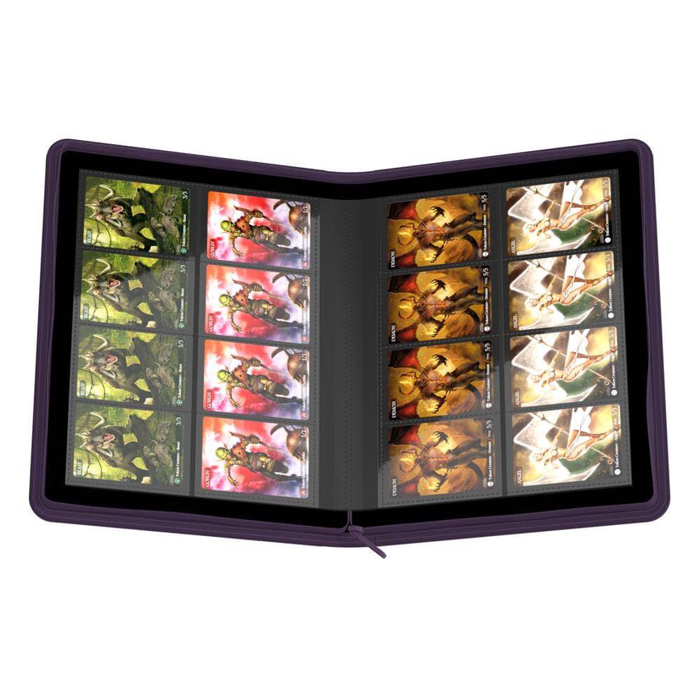 Accessoires High quality Portfolio with durable cover, innovative XenoSkin surface and 20 integrated 16-pocket-pages for all standard- and Japanese sized gaming cards. Zipper closure for extra security!- Designed for 320 double-sleeved cards*- Playset bin