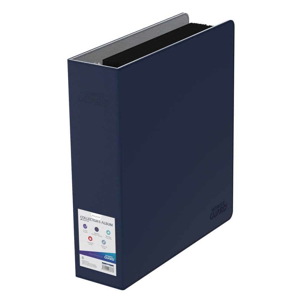 Premium 3-ring card album with XenoSkin cover and reinforced 70 mm D-rings for standard-sized 18-pocket-pages. Designed with a clear indexing slot on the spine for easy organization (label included).- ID-Label on spine- Resistant XenoSkin material- Microf