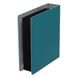 Premium 3-ring card album with XenoSkin cover and reinforced 70 mm D-rings for standard-sized 18-pocket-pages. Designed with a clear indexing slot on the spine for easy organization (label included). ID-Label on spine Resistant XenoSkin material Microfibe