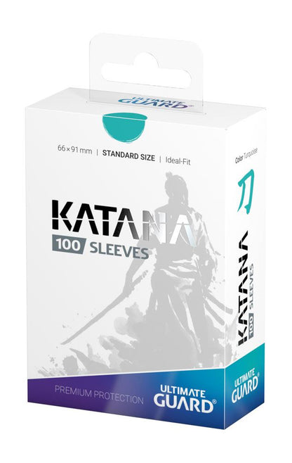 Ultimate Guard Katana Sleeves Taille Standard (100 pièces) - Turquoise