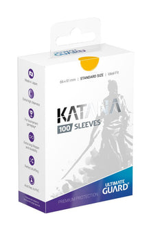 Ultimate Guard Katana Sleeves Standard Size Yellow (100 stuks)