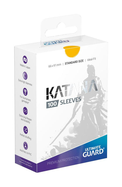 Ultimate Guard Katana Sleeves Taille Standard Jaune (100 pièces)