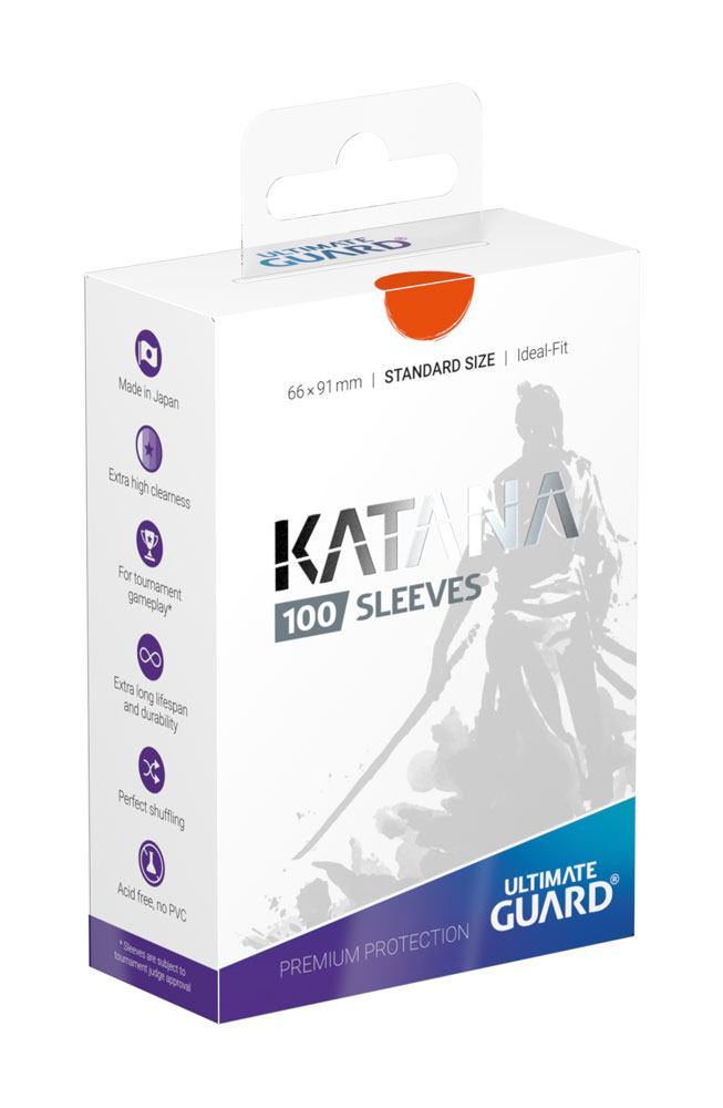 Ultimate Guard Katana Sleeves Standard Size Orange (100 stuks)