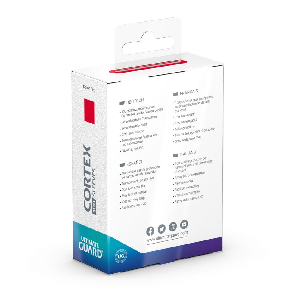 Ultimate Guard Cortex Sleeves Matte Standard Size (100) - Red