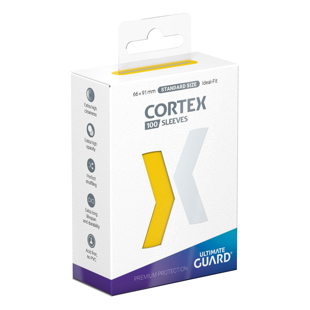 Ultimate Guard Cortex Sleeves Standard Size Yellow (100 stuks)