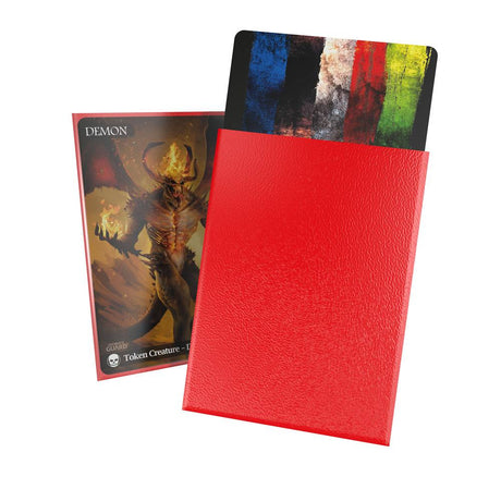 Ultimate Guard Cortex Sleeves Standard Size Matte Red (100) Card Sleeves (Standard Size)