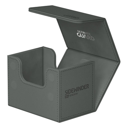 Accessoires Our convenient Sidewinder 80+ deck case provides easy access from both sides to your card deck. The box is optimized to hold 80 double-sleeved or 100 single-sleeved standard sized cards in Ultimate Guard Sleeves. The vibrant and elegant monoch