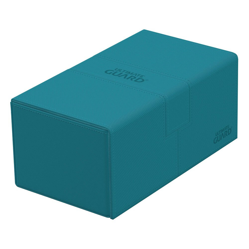 Accessoires One box, two card decks, and additional accessory tray: Our Twin Flip'n'Tray 200+ offers all the features a great deck box needs. Doubling the size of our classic Flip'n'Tray 100+, this box is the big sibling everyone is looking for. The Twin