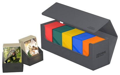 Accessoires Our Arkhive 400+ deck case has proven an excellent choice for storing and carrying large numbers of cards and/or multiple cases. Pair it with our Boulders and Deck Cases; store more than 175 Toploaders; or give your cube the home it deserves.S